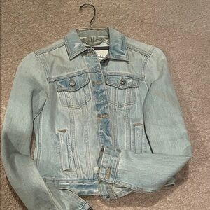 A & F Denim distressed Jacket